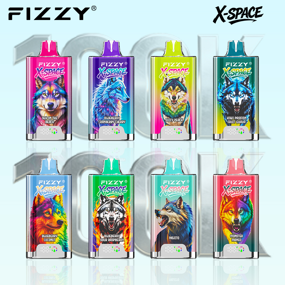 EU warehouse Fizzy X-SPACE 100K puffs Disposable Vape Pen Wholesale E-Cigarette