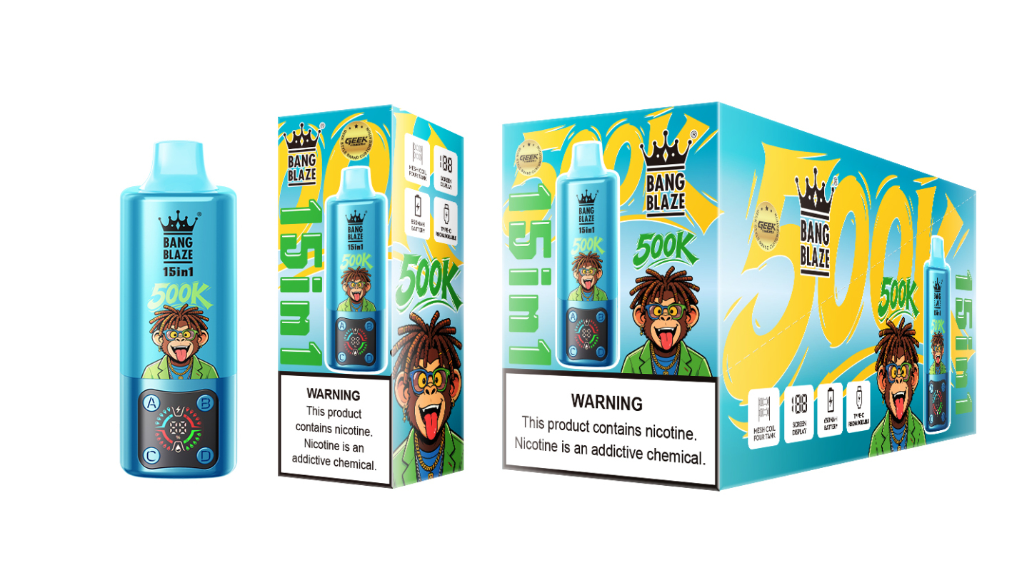 Bang Blaze 500K Puffs 15in1 Banglegend Vaper Electronic Cigarettes Bangking 150K 100K 80K  Puff Bar Vape Pen
