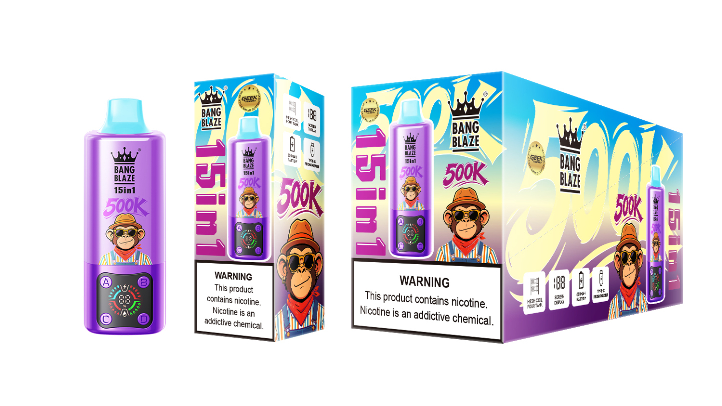 Bang Blaze 500K Puffs 15in1 Banglegend Vaper Electronic Cigarettes Bangking 150K 100K 80K  Puff Bar Vape Pen