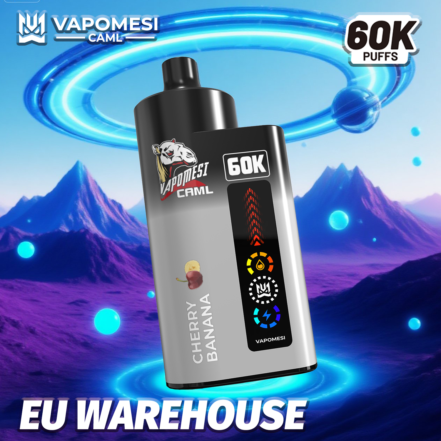  EU Warehouse Vapomesi Caml 2 3 4in1 Disposable I Vapors Bang 50000 60000 80000 Puffs 50 60 80 100K Vaper Wholesale Solo Bar Randm Tornado Vape