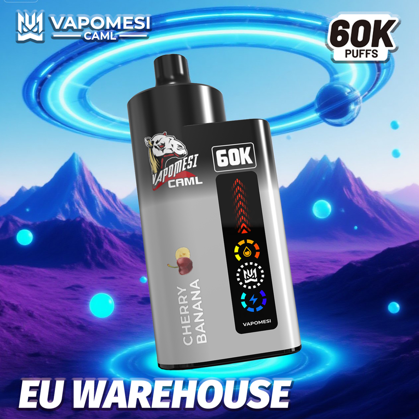  EU Warehouse Vapomesi Caml 2 3 4in1 Disposable I Vapors Bang 50000 60000 80000 Puffs 50 60 80 100K Vaper Wholesale Solo Bar Randm Tornado Vape