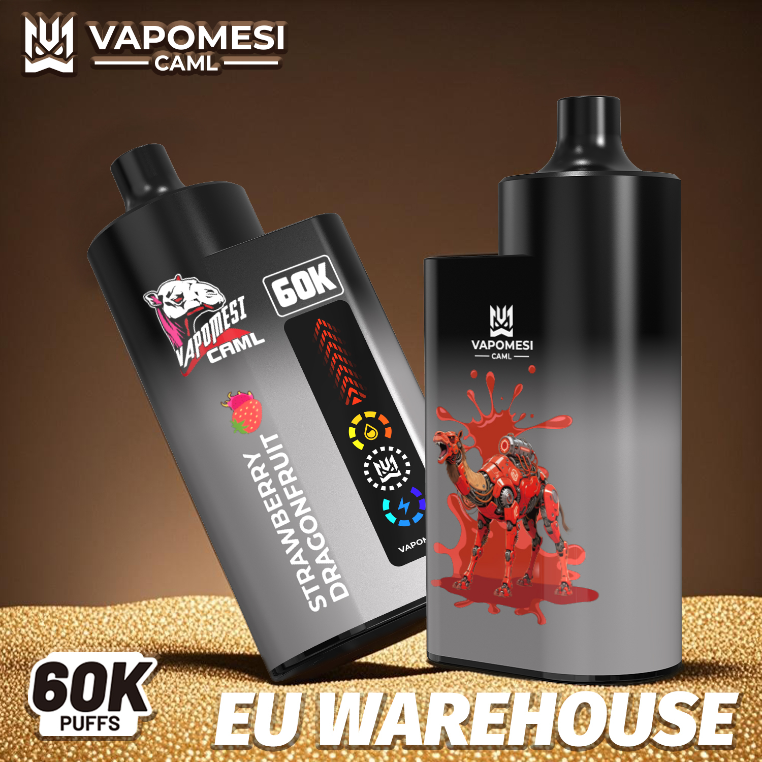  EU Warehouse Vapomesi Caml 2 3 4in1 Disposable I Vapors Bang 50000 60000 80000 Puffs 50 60 80 100K Vaper Wholesale Solo Bar Randm Tornado Vape