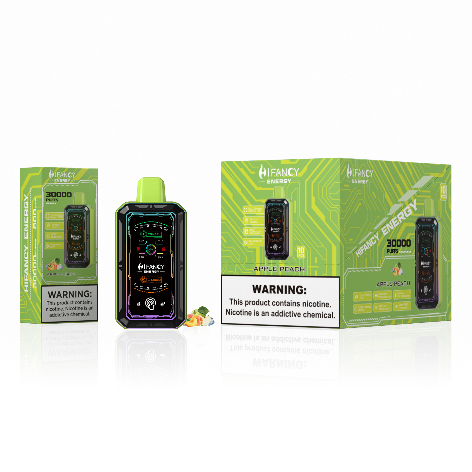 Hifancy 30000 Vape Custom Vaporizer Pen 2% 5% Best Pulse Coil Mesh Cheap Disposable Vape Juice Vape