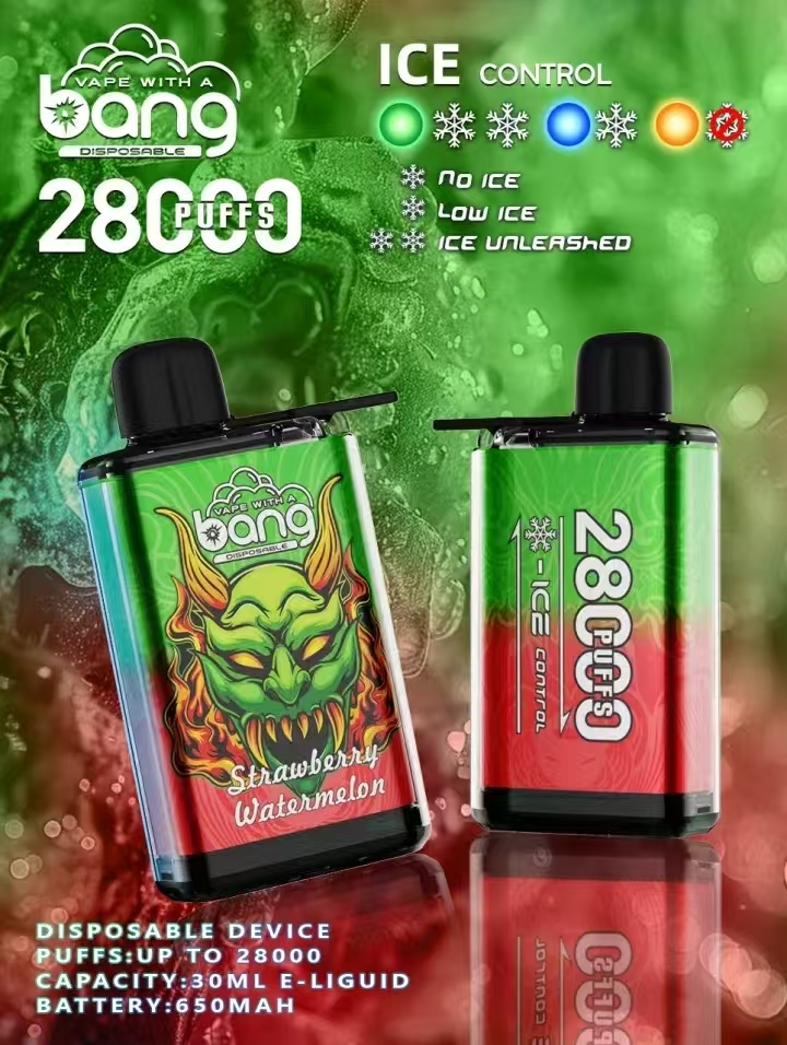Original Bang King 28000 Puffs Disposable Vape Device E-Cigarette Ice Control Wholesale Supplier Distributor 650mAh Battery