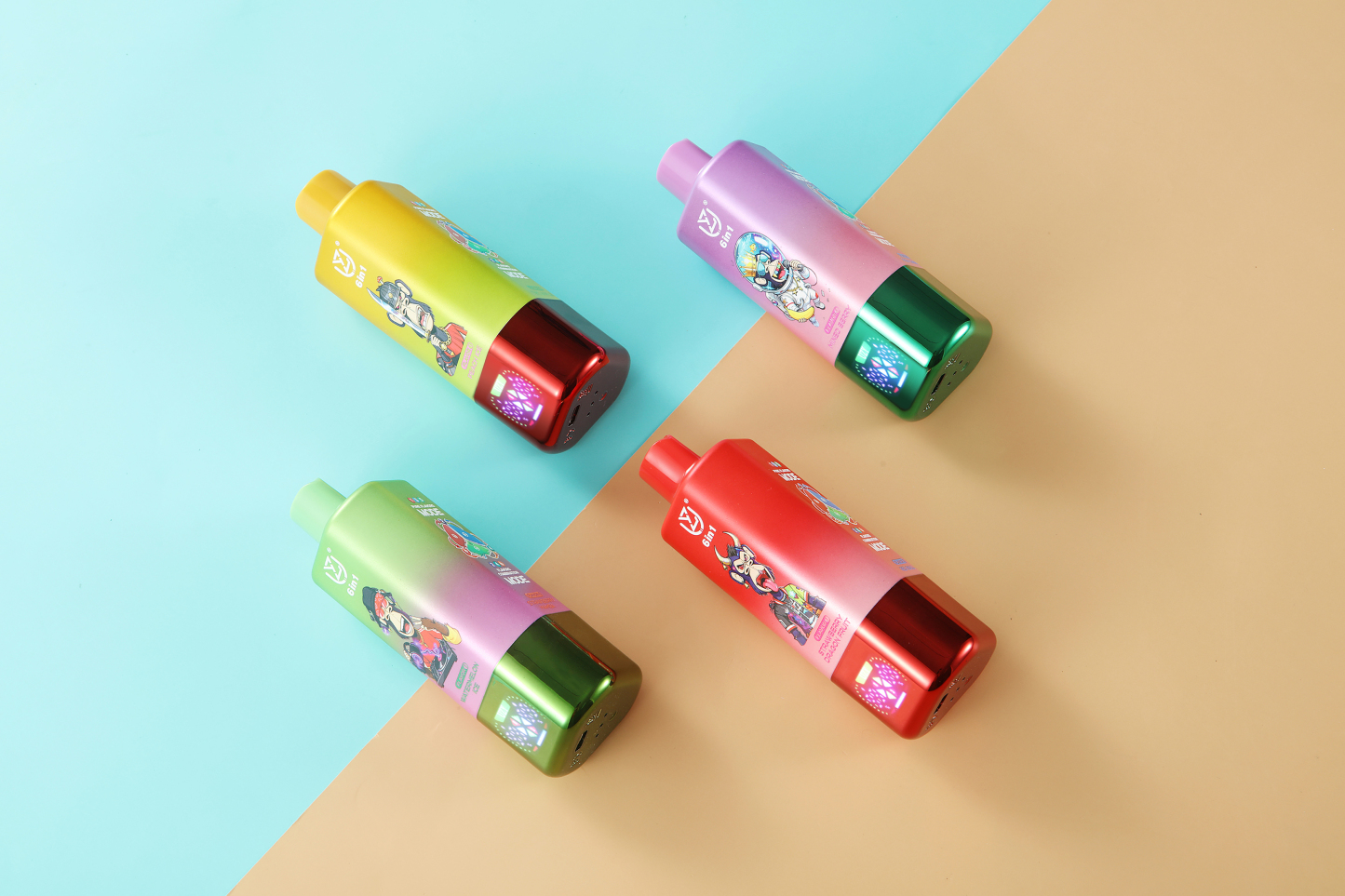 Uzy 6-in-1 Desechable Vape 150K Options Disposable E-Cigarette Wholesale with LED Screen OEM Factory EU Warehouse 150000puff Ecloudvaping 