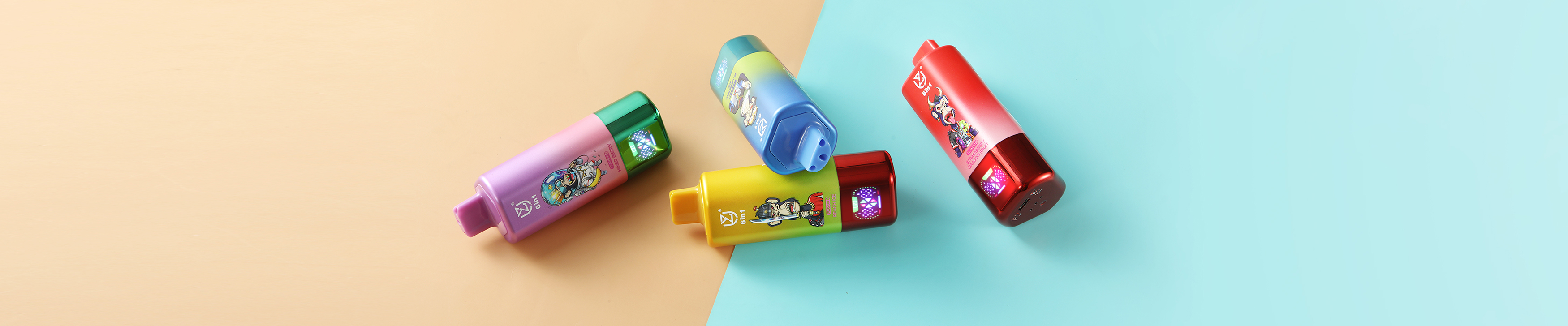 Uzy 6-in-1 Desechable Vape 150K Options Disposable E-Cigarette Wholesale with LED Screen OEM Factory EU Warehouse 150000puff Ecloudvaping 