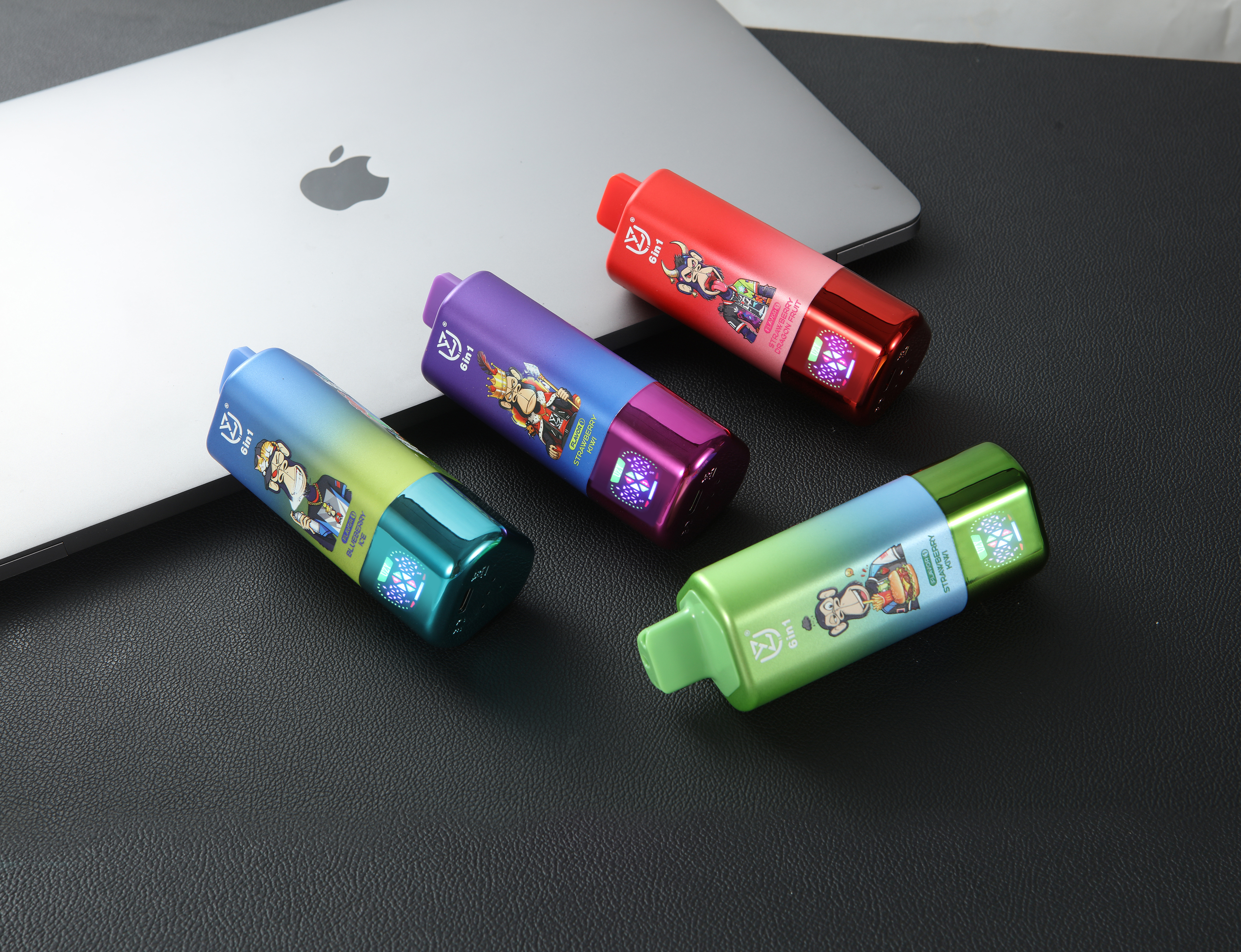 Uzy 6-in-1 Desechable Vape 150K Options Disposable E-Cigarette Wholesale with LED Screen OEM Factory EU Warehouse 150000puff Ecloudvaping 