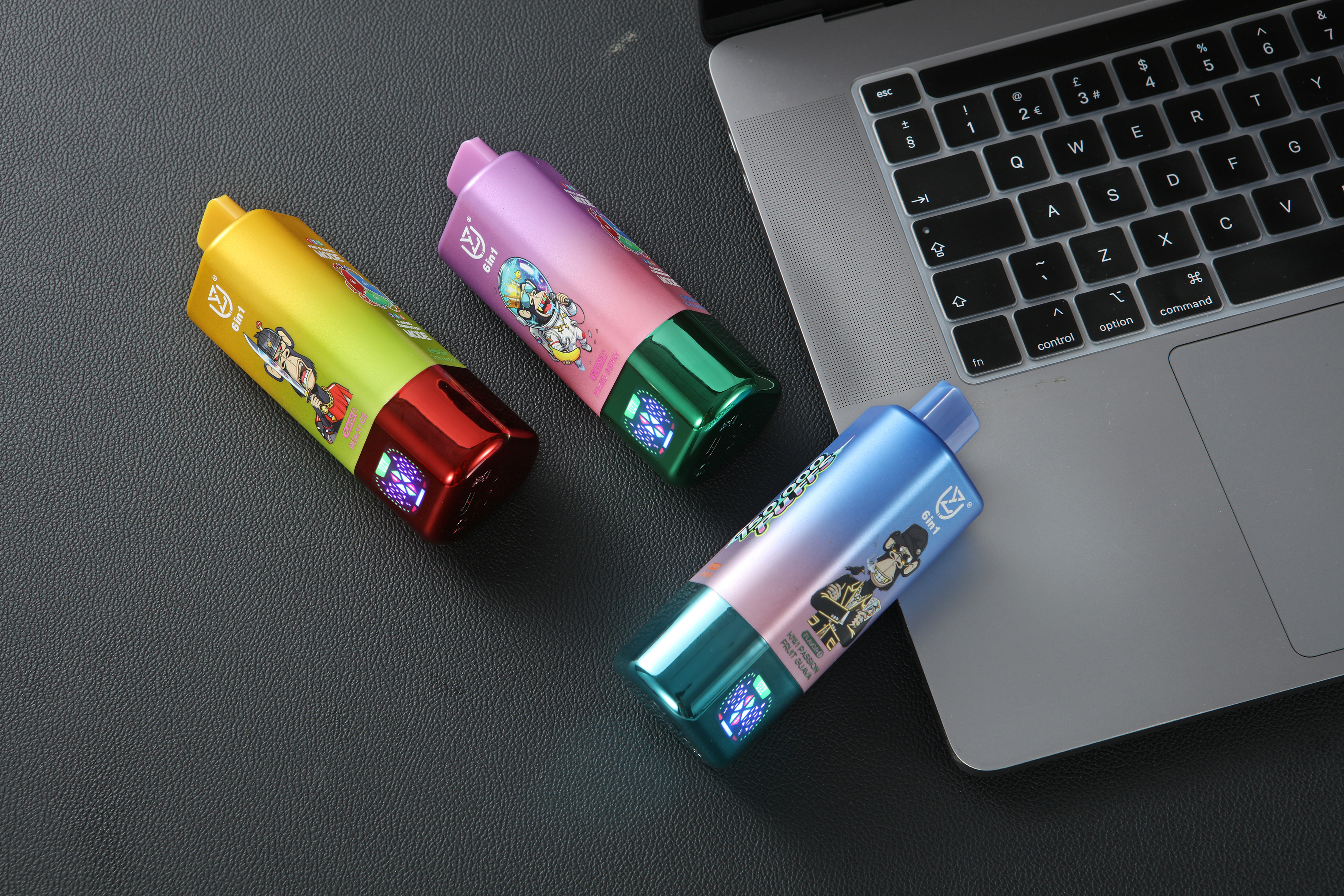 Uzy 6-in-1 Desechable Vape 150K Options Disposable E-Cigarette Wholesale with LED Screen OEM Factory EU Warehouse 150000puff Ecloudvaping 