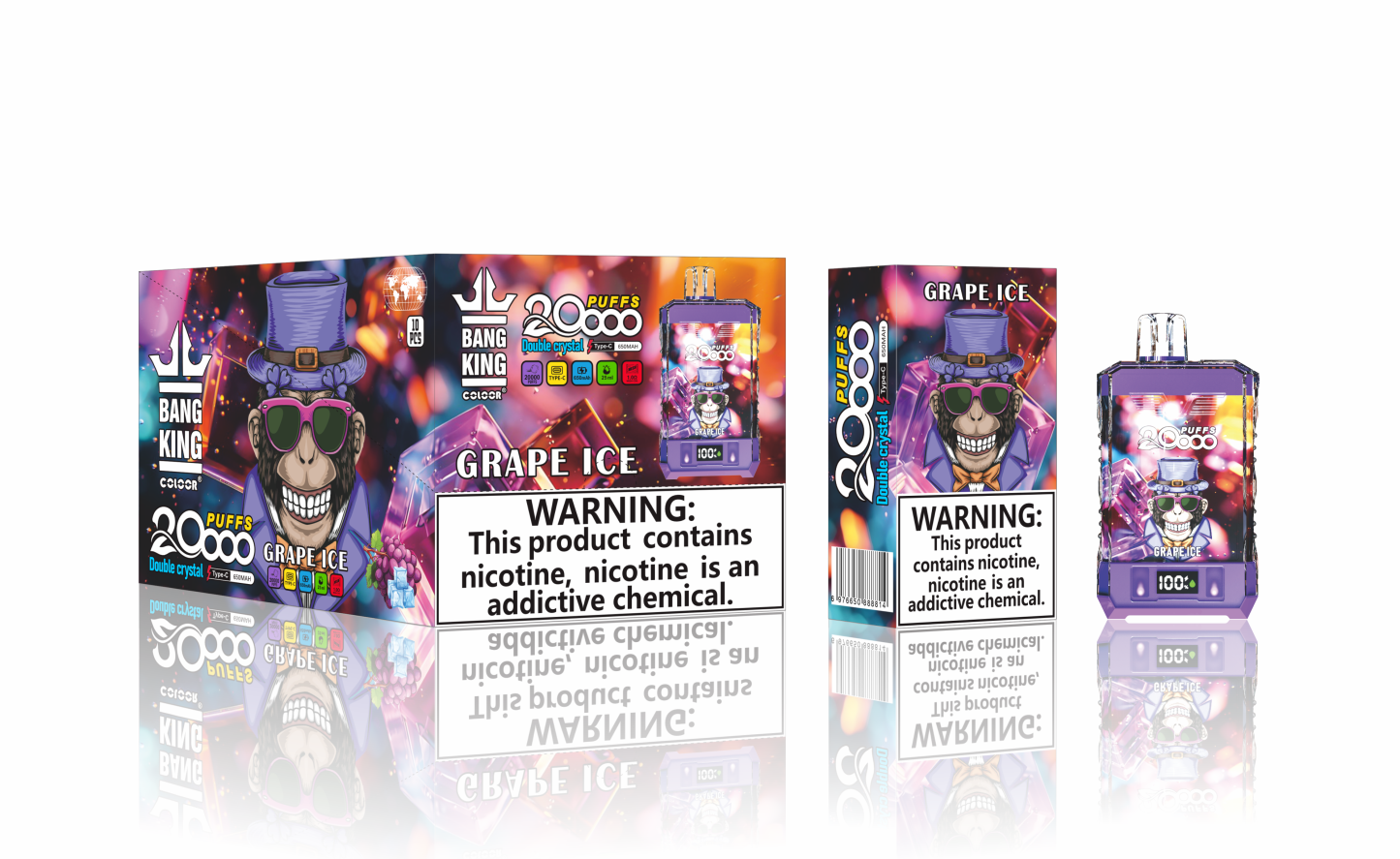 Wholesale I Vape Bang King 20000puff Pocket Hookah Disposable Vape 20000puff Vape Disposable Electronic Cigarette China Product Wholesaler