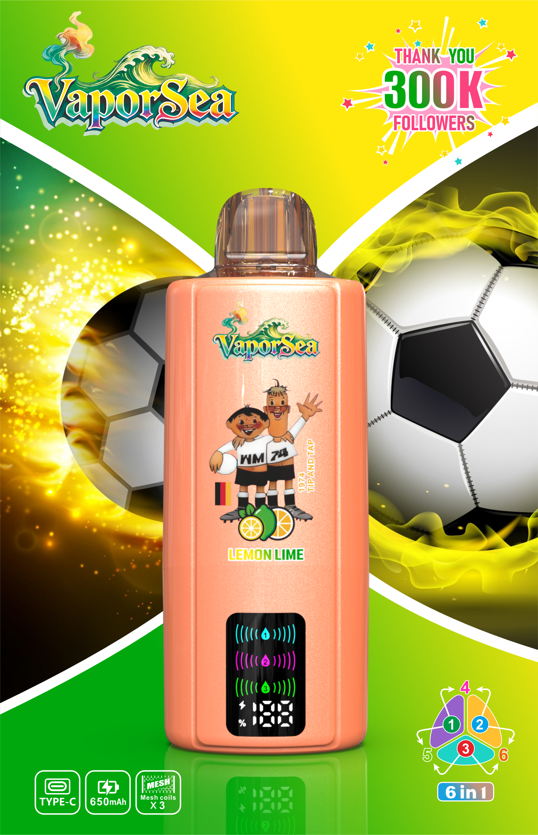 bang king Vaporsea 6 In1 300000 300K Puffs Shisha Flavour Hook Vape EU Warehouse Fast Delivery Cheap Direct Factory Bang Vaper 20K 50K 200K Puff