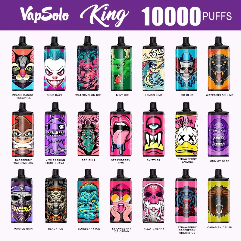 EU Warehouse Vapsolo King 10000 10K Puffs Poco E Cig Wholesale Vape Luxtrend Disposable Vape