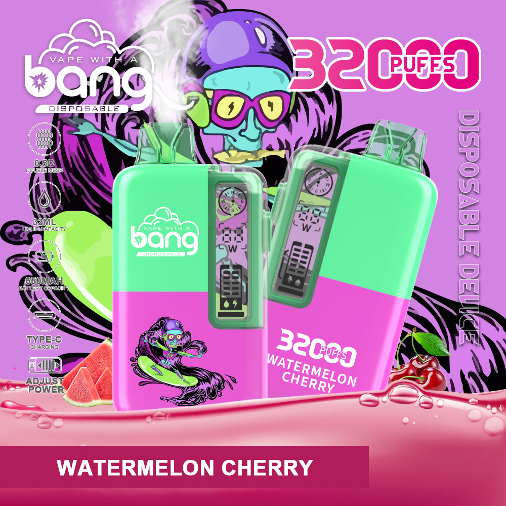  Bang 32000 Puffs Disposable Electronic Cigarettes Vape Pod Different Flavors E Vape Hookah Price