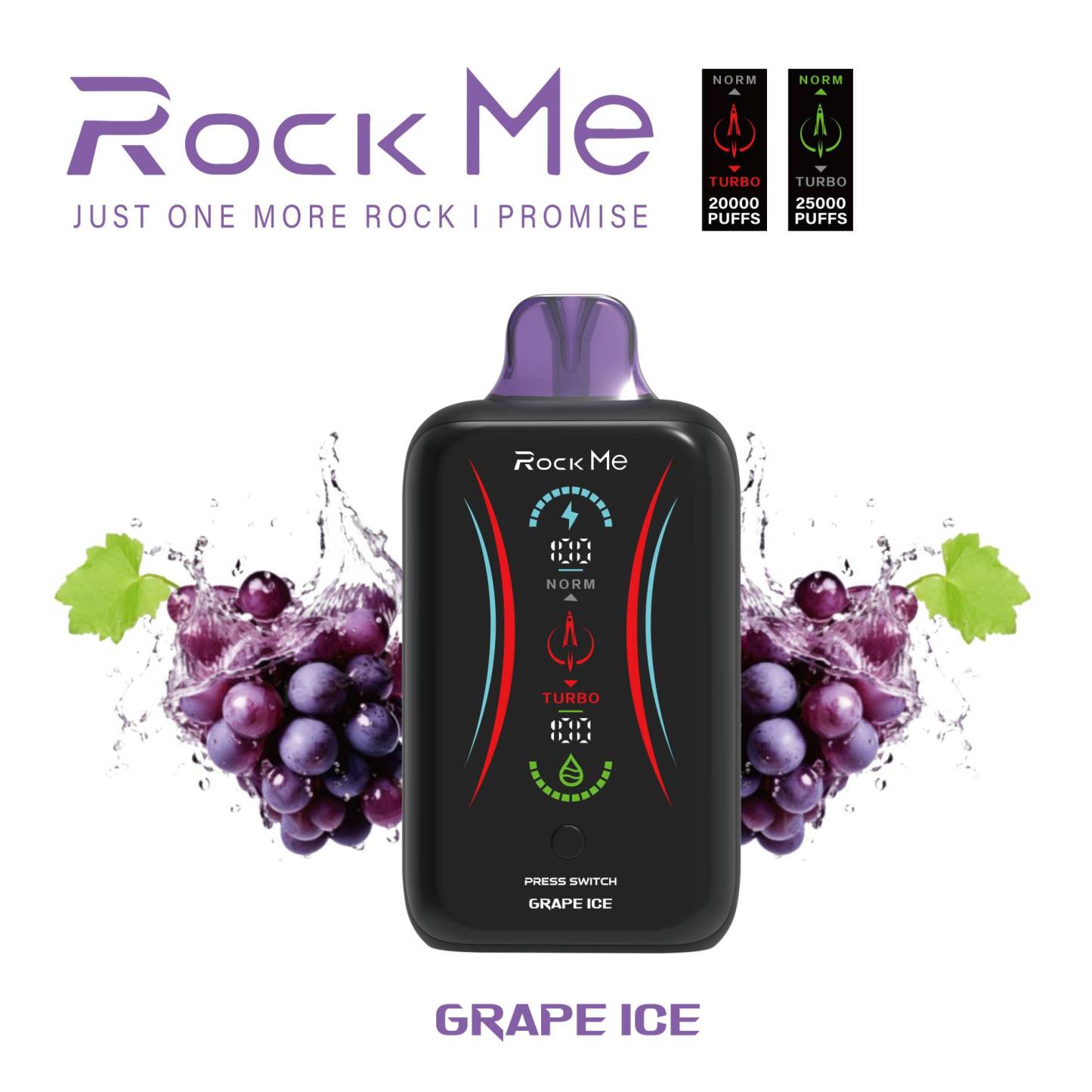Rock Me RM 25000 25K  Puffs Vape