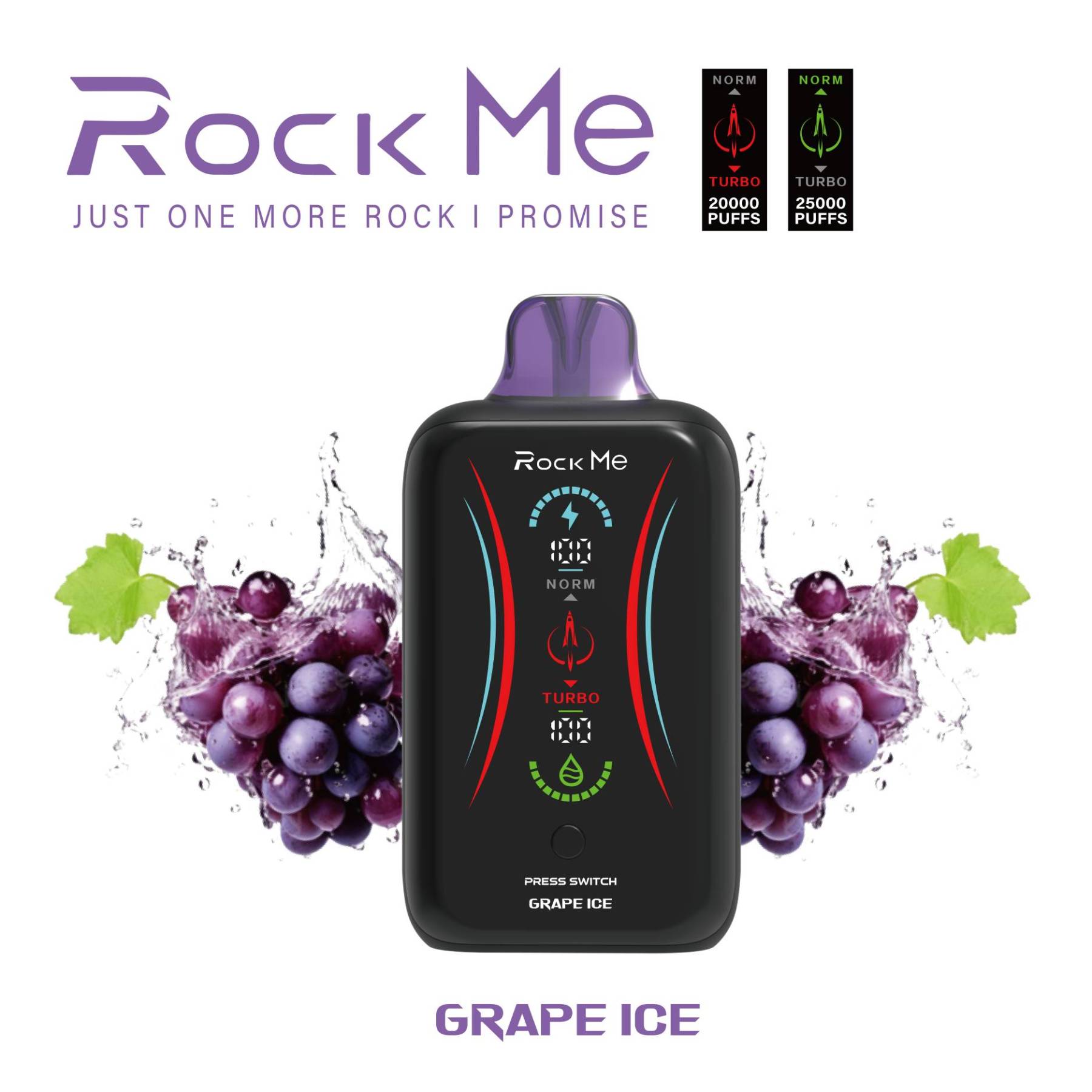 Rock Me RM 25000 25K  Puffs Vape