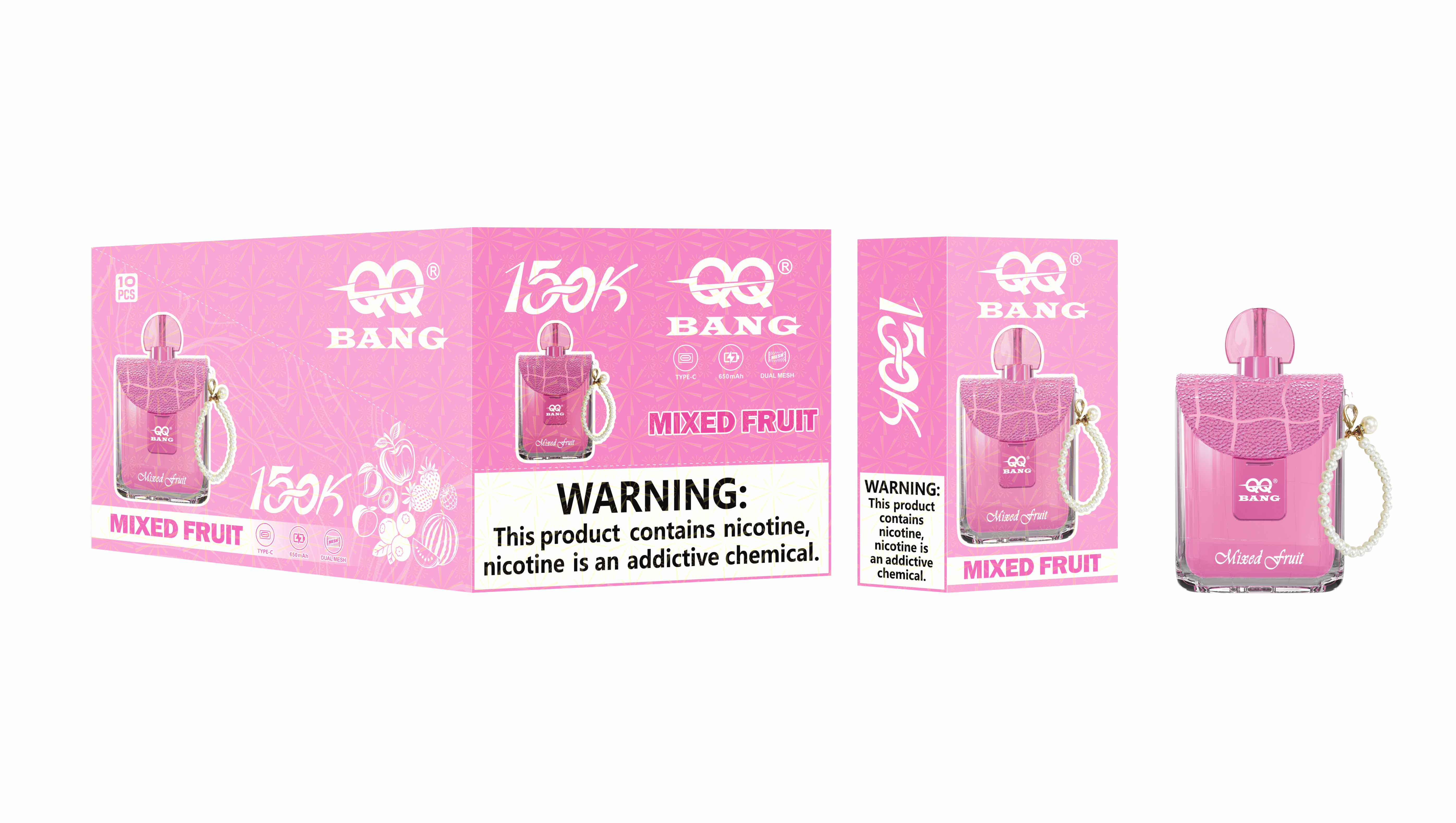 QQ Bang 150K Puffs Perfume Bottle Edition Vape Pen Disposable Electric Cigarette Factory Wholesale Price Bang King Vaporizer