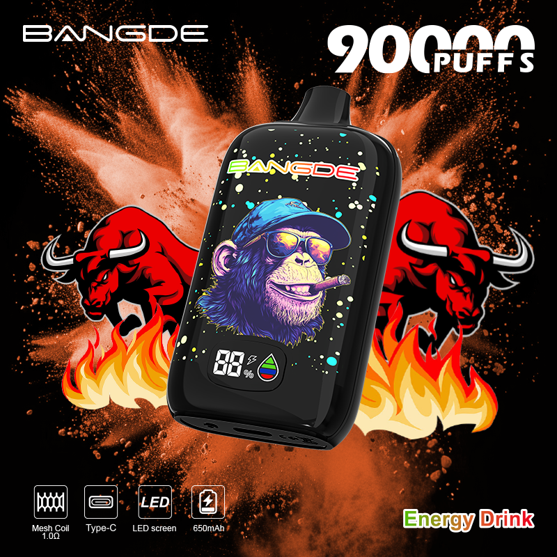 Bang De 90K Puffs EU Warehouse 90000 Puffs Type-C Rechargeable Multiple Flavors 100K/110K/120K Popular Wholesale Vape