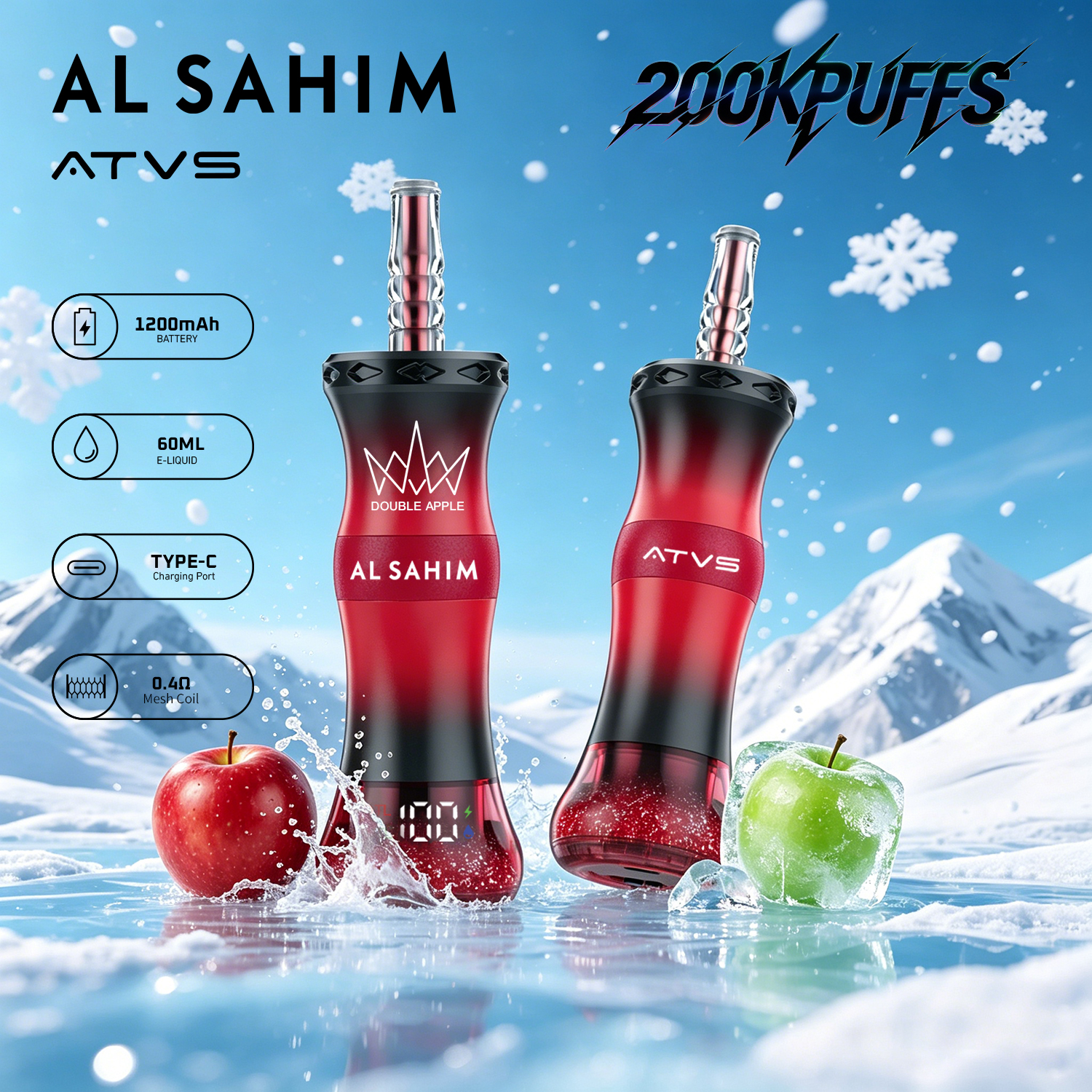 ATVS AL SAHIM 200K Puffs Vape