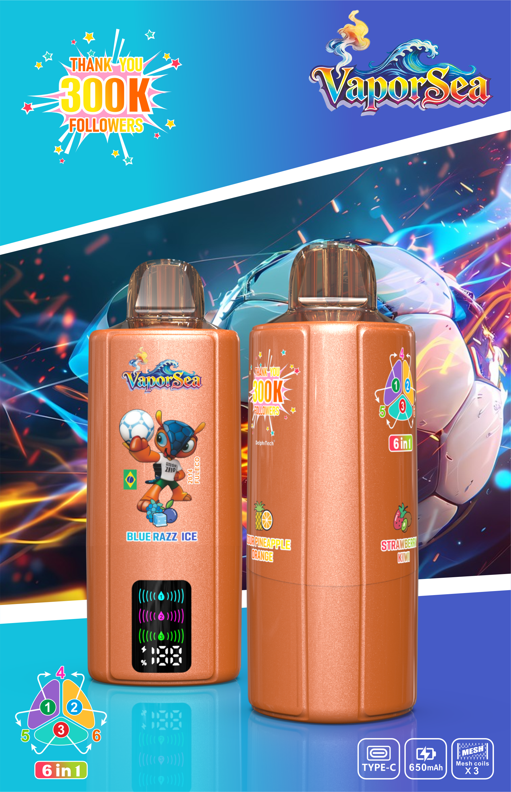 bang king Vaporsea 6 In1 300000 300K Puffs Shisha Flavour Hook Vape EU Warehouse Fast Delivery Cheap Direct Factory Bang Vaper 20K 50K 200K Puff