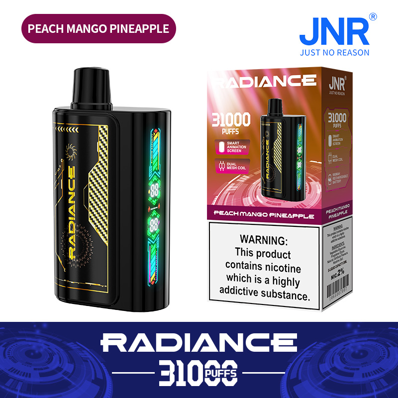Jnr Radiance 31000 Puffs Disposable Pod E-Cigarette Wholesale Vape Pen 650mAh Rechargeable Disposable Vape Pen Multi Flavors