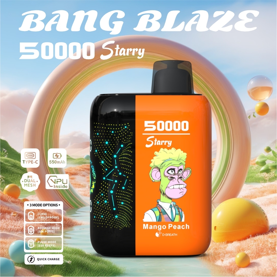 2025 Bang Blaze 50000 Puffs Starry Screen Vape King 50K 60K 85K Vaper Desechable Disposable Electronic Cigarette Factory Price Fast Shipping