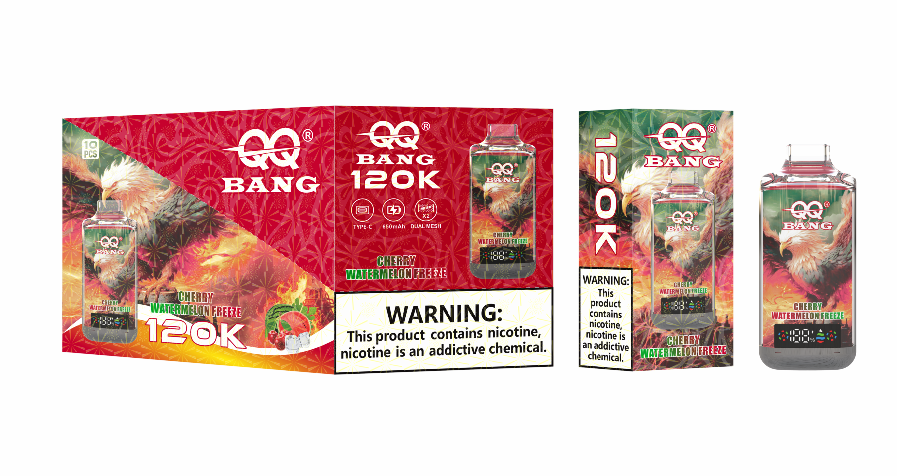  Qqbang 170K 170000 Puffs Vape Pen Wholesale Vaper QQ Bang 50K 100K 150K 200K Vapor 300K Disposable Electronic Cigarette Vapes
