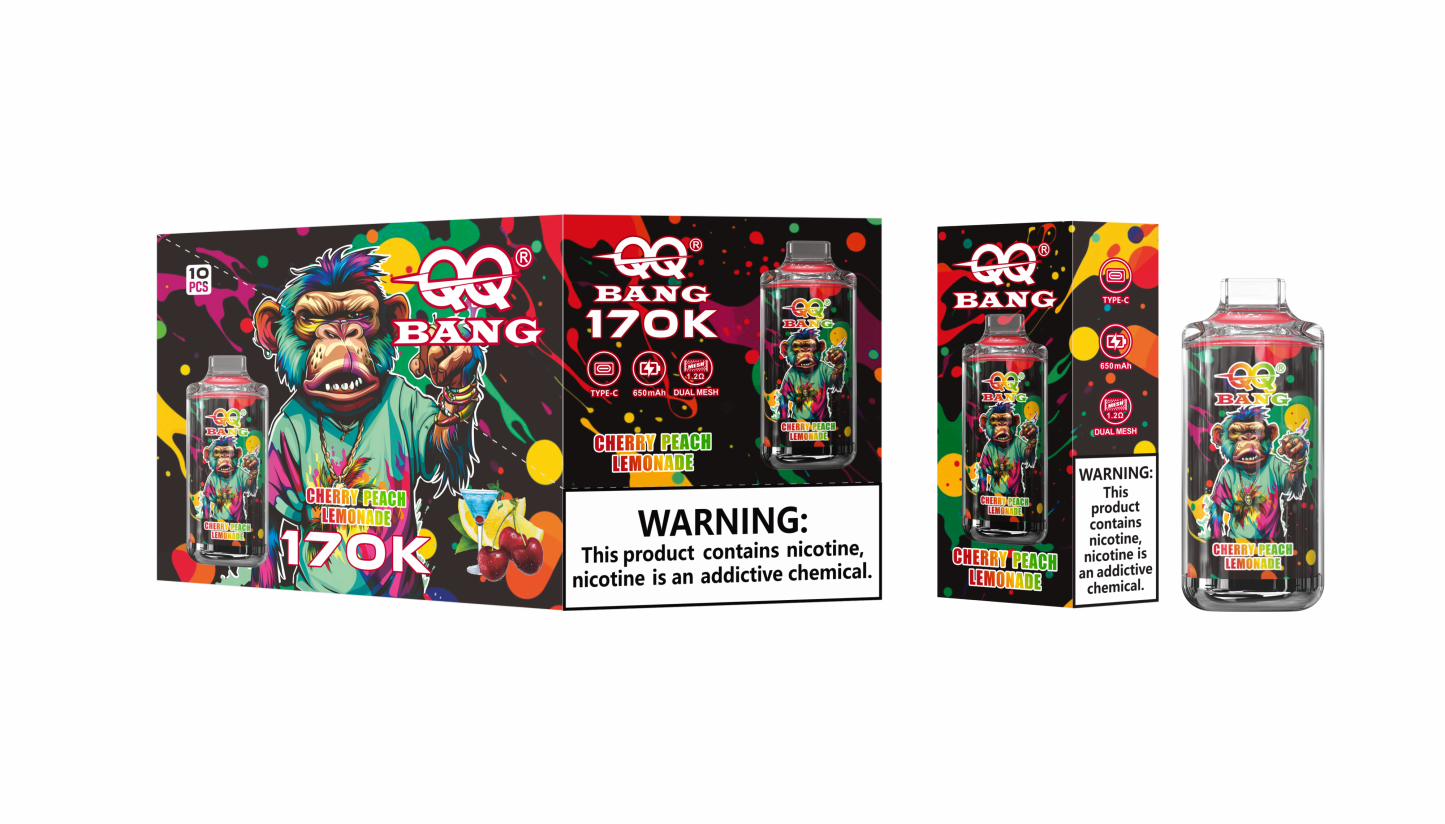  Qqbang 170K 170000 Puffs Vape Pen Wholesale Vaper QQ Bang 50K 100K 150K 200K Vapor 300K Disposable Electronic Cigarette Vapes