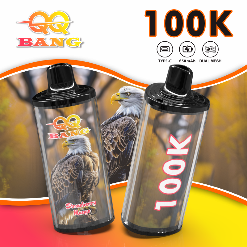EU Hot Selling QQ Bang 100K Puffs Rechargeable Electronic Disposable Vape Smoking Cigarette Bang King Vaporizer Shisha 150K 200K 250K 300K