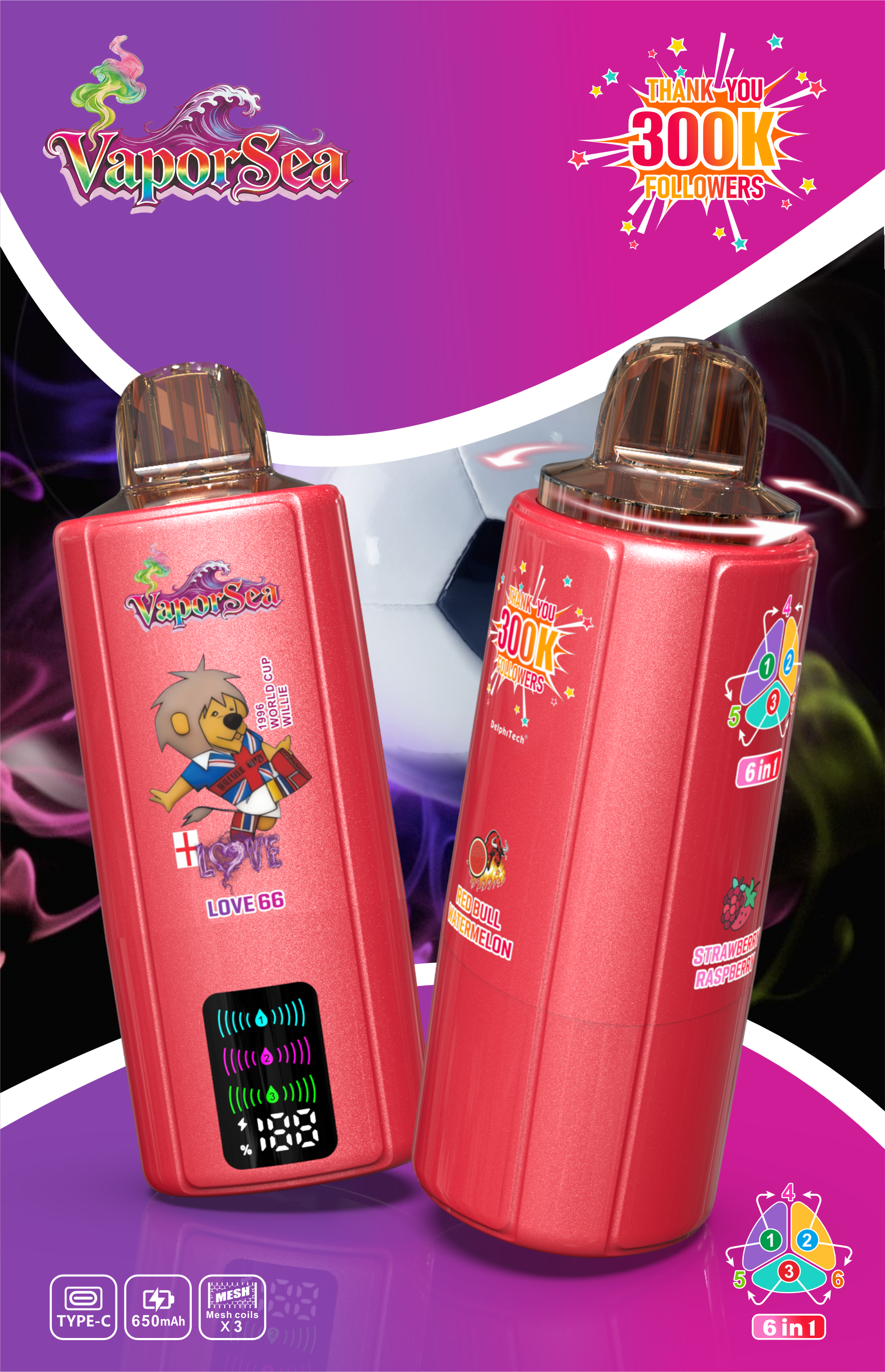 bang king Vaporsea 6 In1 300000 300K Puffs Shisha Flavour Hook Vape EU Warehouse Fast Delivery Cheap Direct Factory Bang Vaper 20K 50K 200K Puff