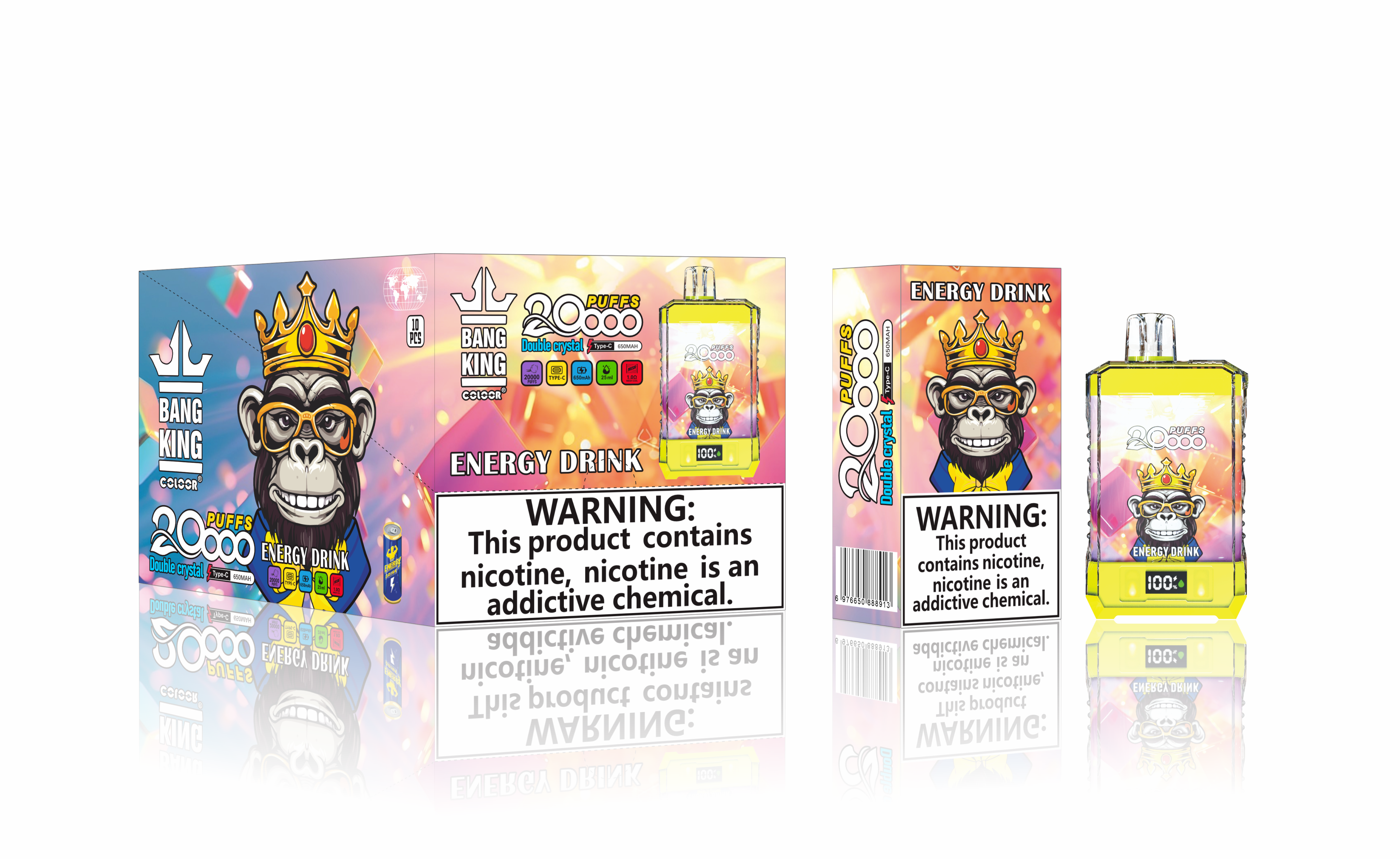 Wholesale I Vape Bang King 20000puff Pocket Hookah Disposable Vape 20000puff Vape Disposable Electronic Cigarette China Product Wholesaler