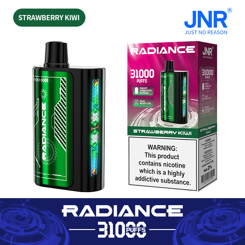 Jnr Radiance 31000 Puffs Disposable Pod E-Cigarette Wholesale Vape Pen 650mAh Rechargeable Disposable Vape Pen Multi Flavors
