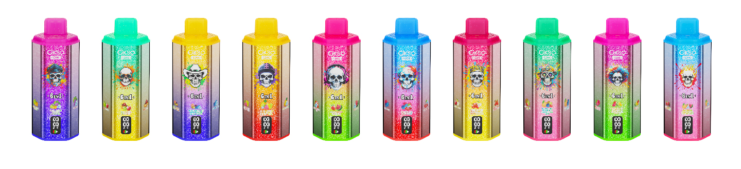 Elfbox Okso 6in1 120K Vape Blue Berry Ice Fs120000 Display  Crystal Twin Vape 120000 E Sigaret Vape