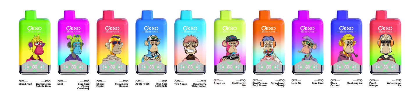  Okso 60000puffs Double Flavor 2 in 1 Disposable Vape Pen 60K Puffs Wholesale E Cigarette Vape Factory 60000puffs