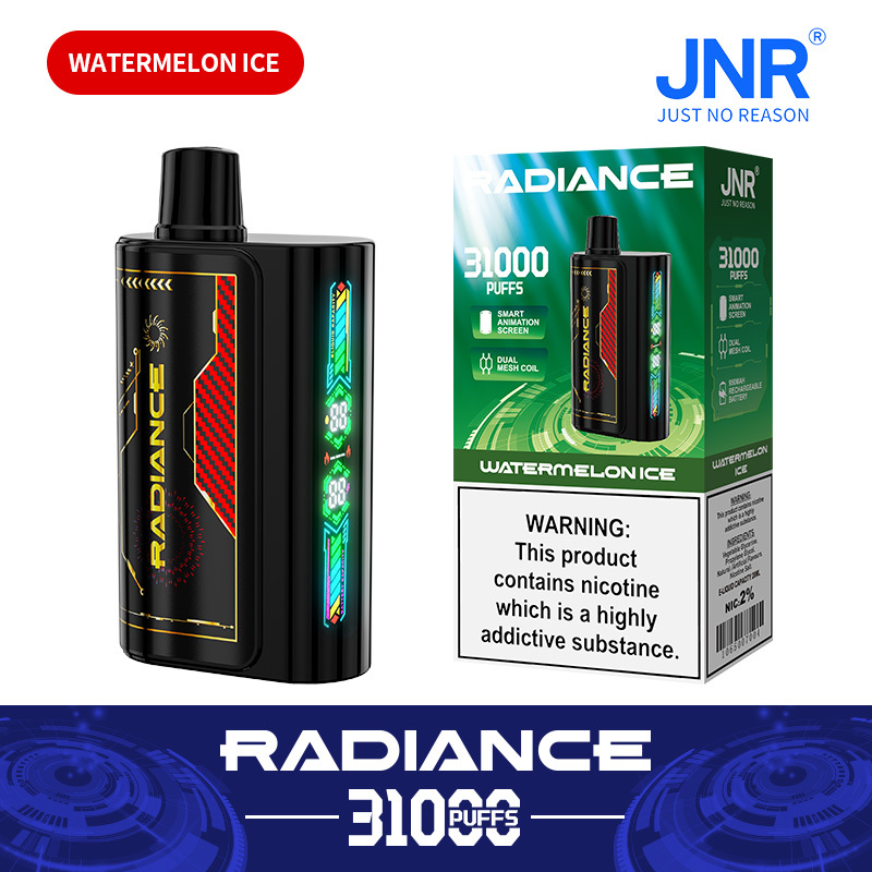 Jnr Radiance 31000 Puffs Disposable Pod E-Cigarette Wholesale Vape Pen 650mAh Rechargeable Disposable Vape Pen Multi Flavors
