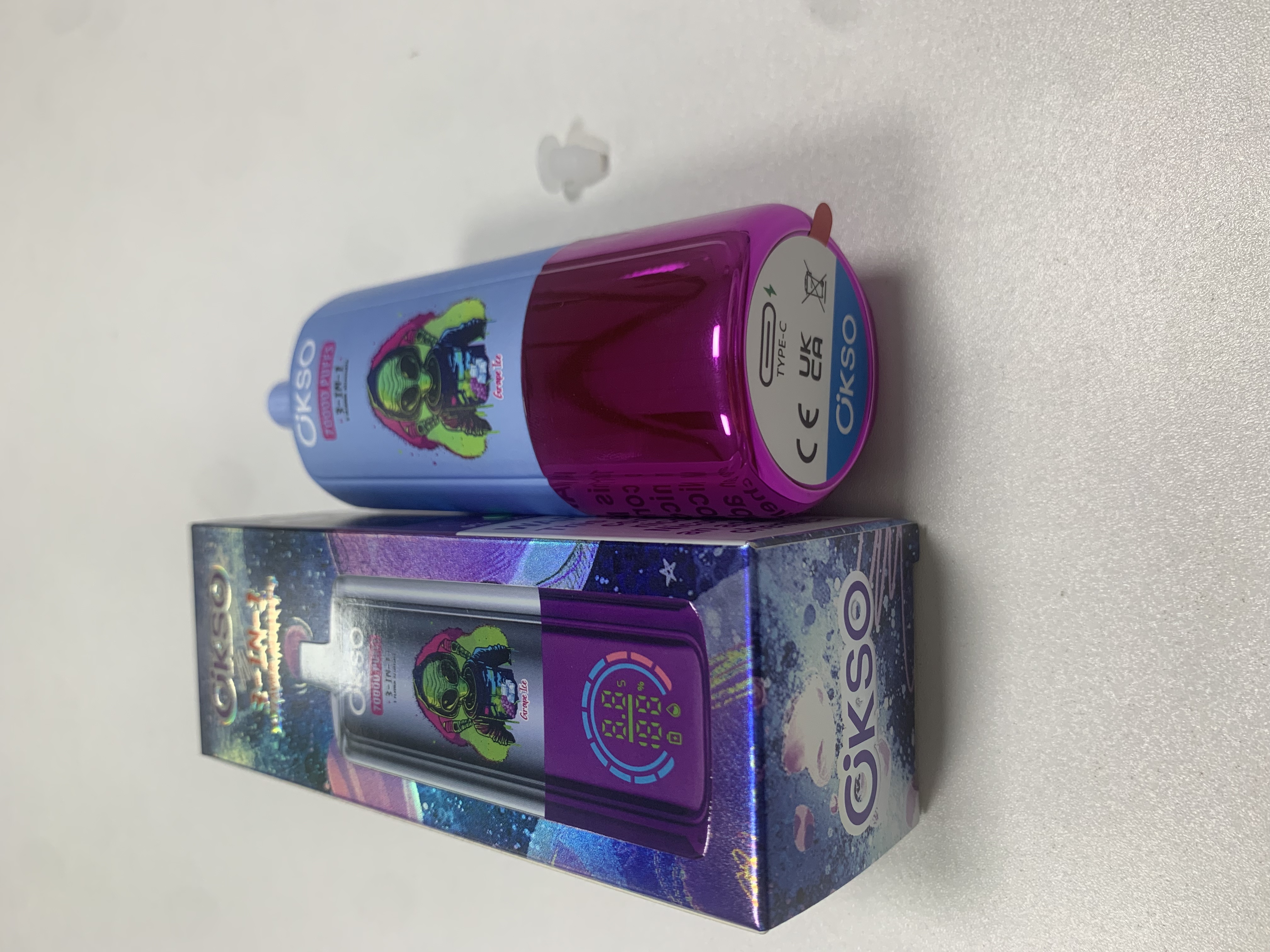 Okso 3in1 70K Puffs Disposable Vape 3in1 Flavors Vaper 70000 Puffs Disposable Vape Rechargeable Battery Electric Cigarette 70K Puff Vape Puffs