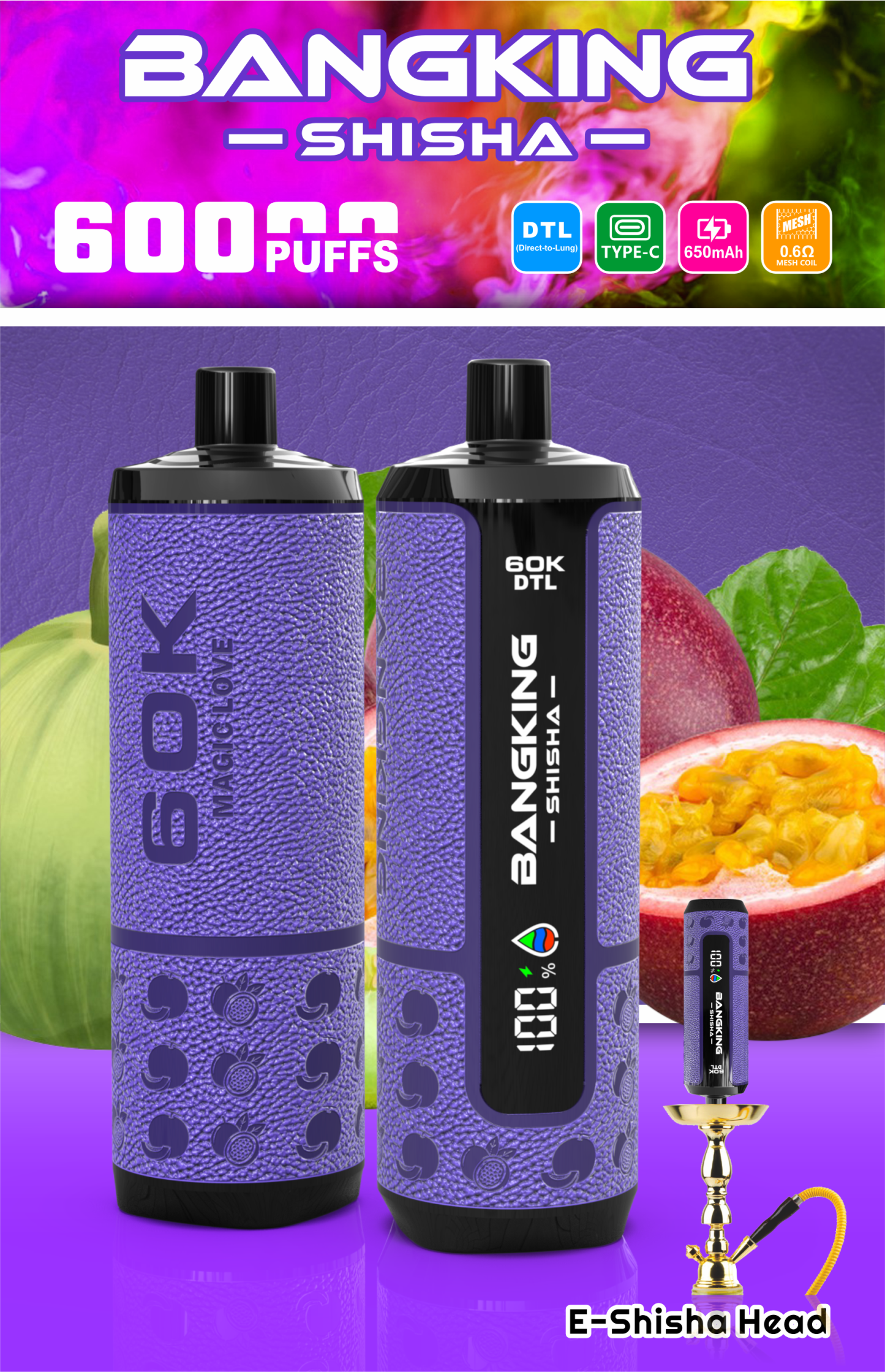 Bang King Shisha 60k Puffs