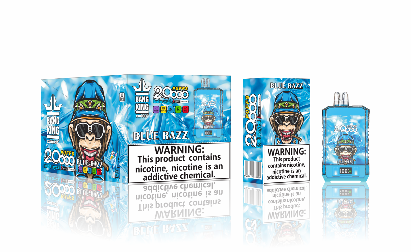 Wholesale I Vape Bang King 20000puff Pocket Hookah Disposable Vape 20000puff Vape Disposable Electronic Cigarette China Product Wholesaler