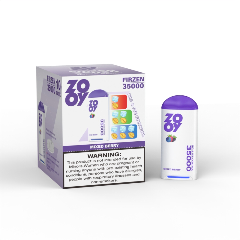 EU Warehouse Zooy Firzen 35000 Puff Ice+Nicotine Adjustable Disposable E-Cigarette Zooy 35K 40K Vape Wholesale I Vape