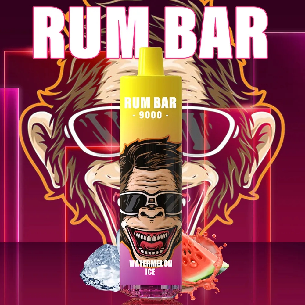  Original QST RUM BAR puff 9000 9k Disposable E Cigarettes Vape Pen 13Ml Filled Mesh Coil Vapes Rechargeable Battery Vaporizer 9000 Puff-Ecloudvaping