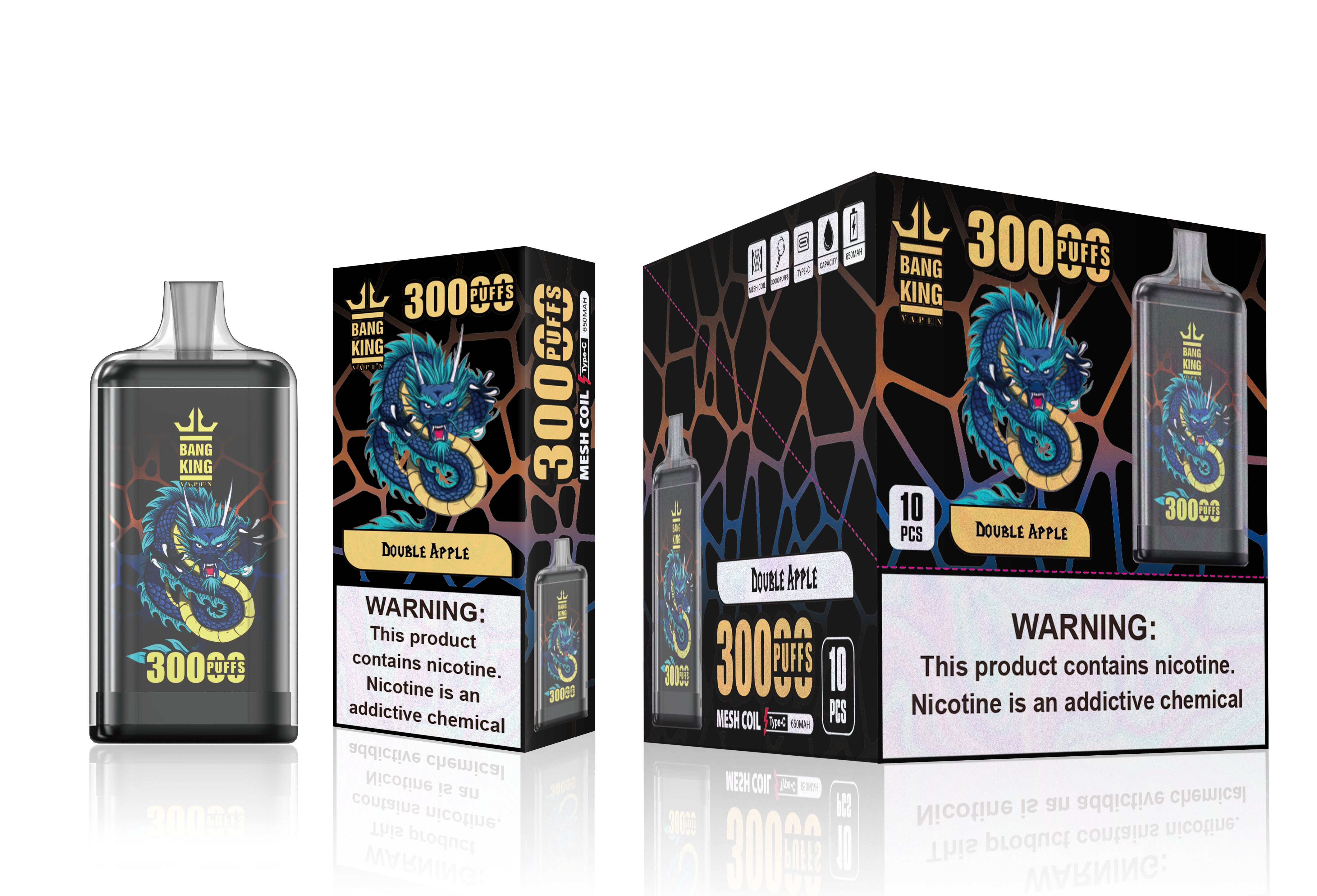 Bang 30K Electronic Cigarette Bang King 30000 Puffs Wholesale I Vape Disposable Electronic Cigarette Puff Germany Warehouse EU 30K 50K