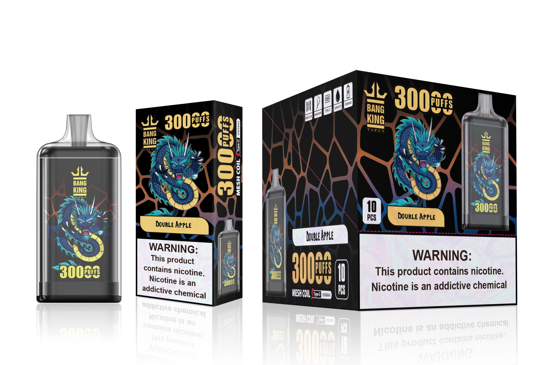 Bang 30K Electronic Cigarette Bang King 30000 Puffs Wholesale I Vape Disposable Electronic Cigarette Puff Germany Warehouse EU 30K 50K