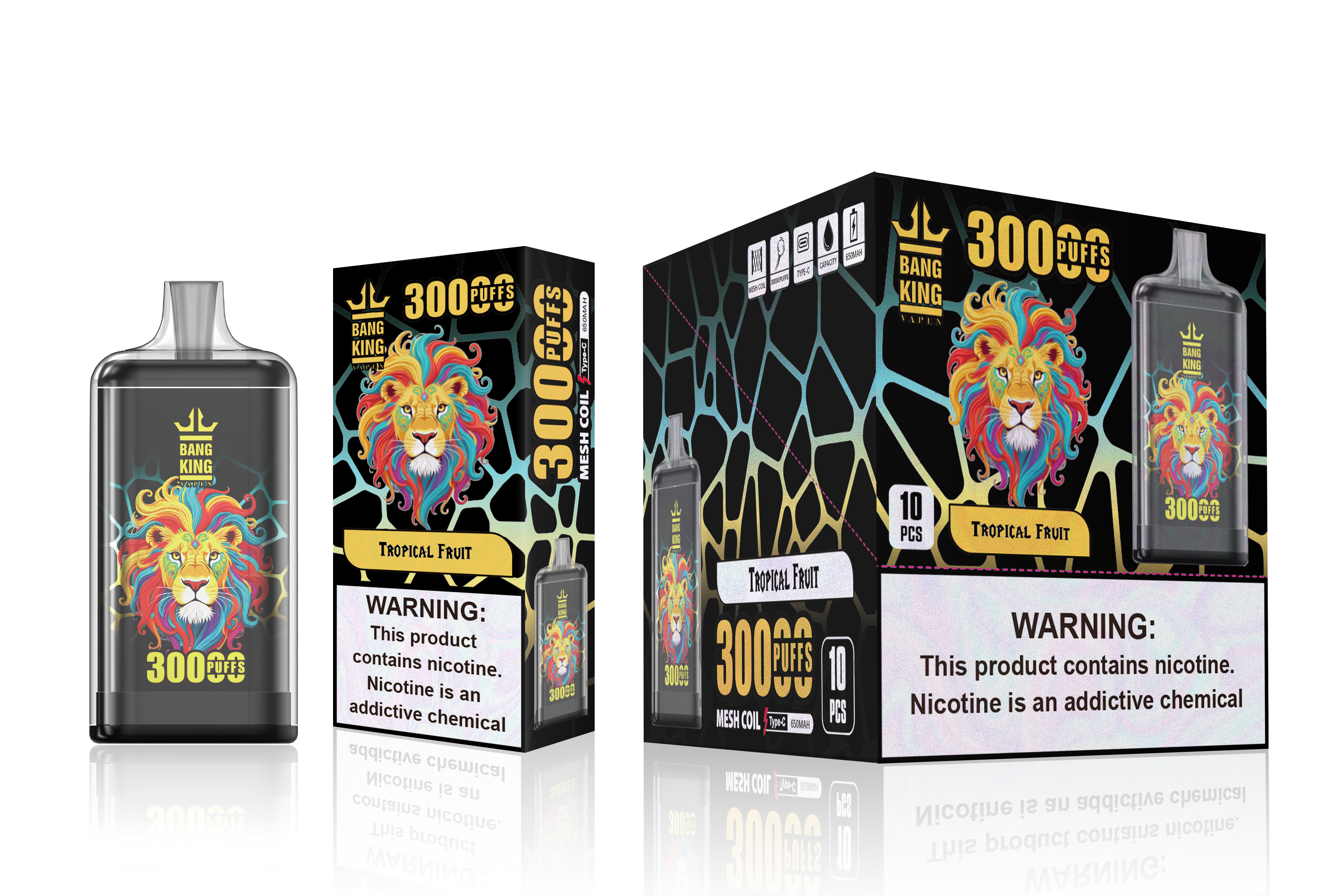 Bang 30K Electronic Cigarette Bang King 30000 Puffs Wholesale I Vape Disposable Electronic Cigarette Puff Germany Warehouse EU 30K 50K