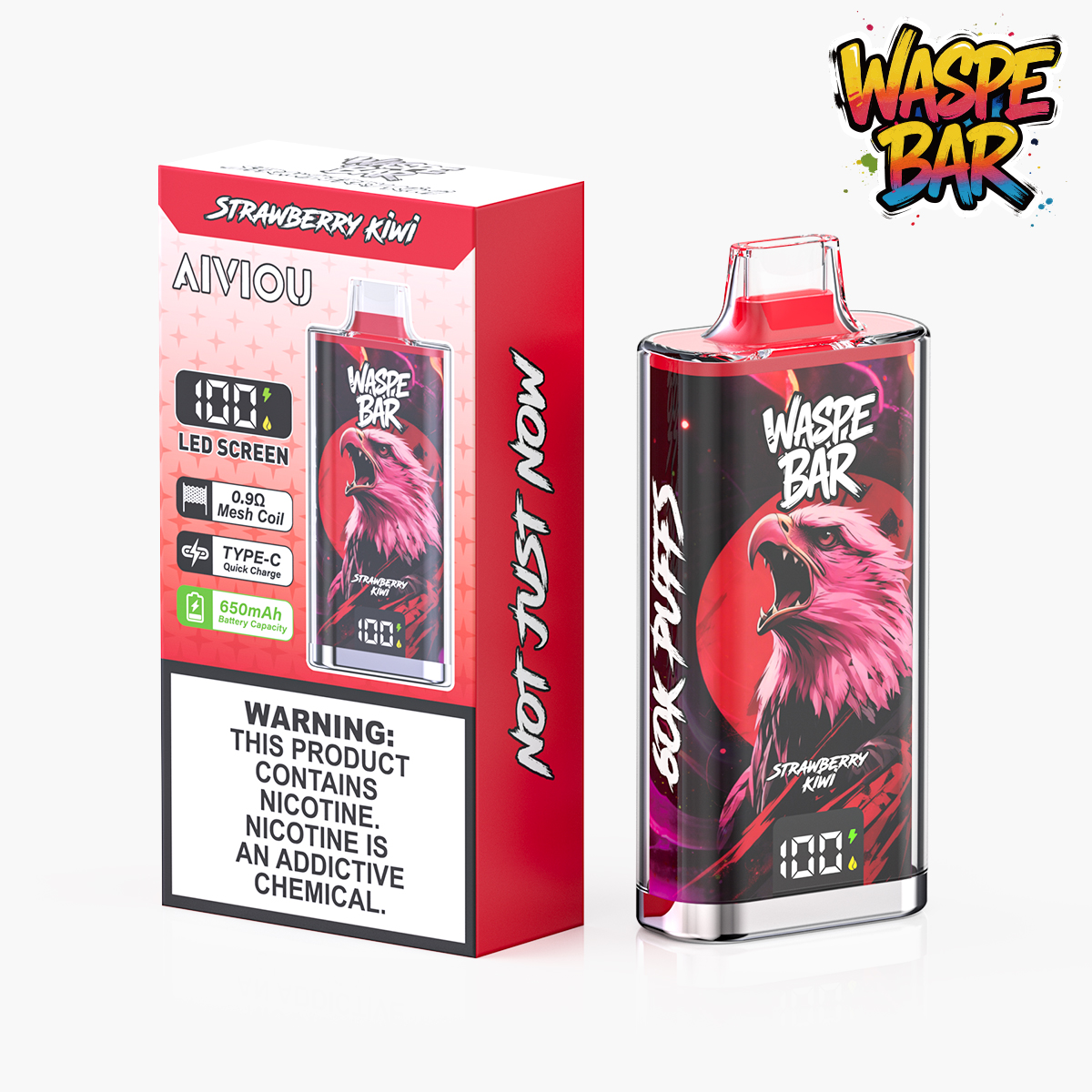 Waspe Bar 60K 60000 Puffs Disposable Vape Pen Multiple Flavors Rechargeable Mesh Coil Vape 60000 Puffs Disposable Vape Wholesale Vape Rechargeable Vape