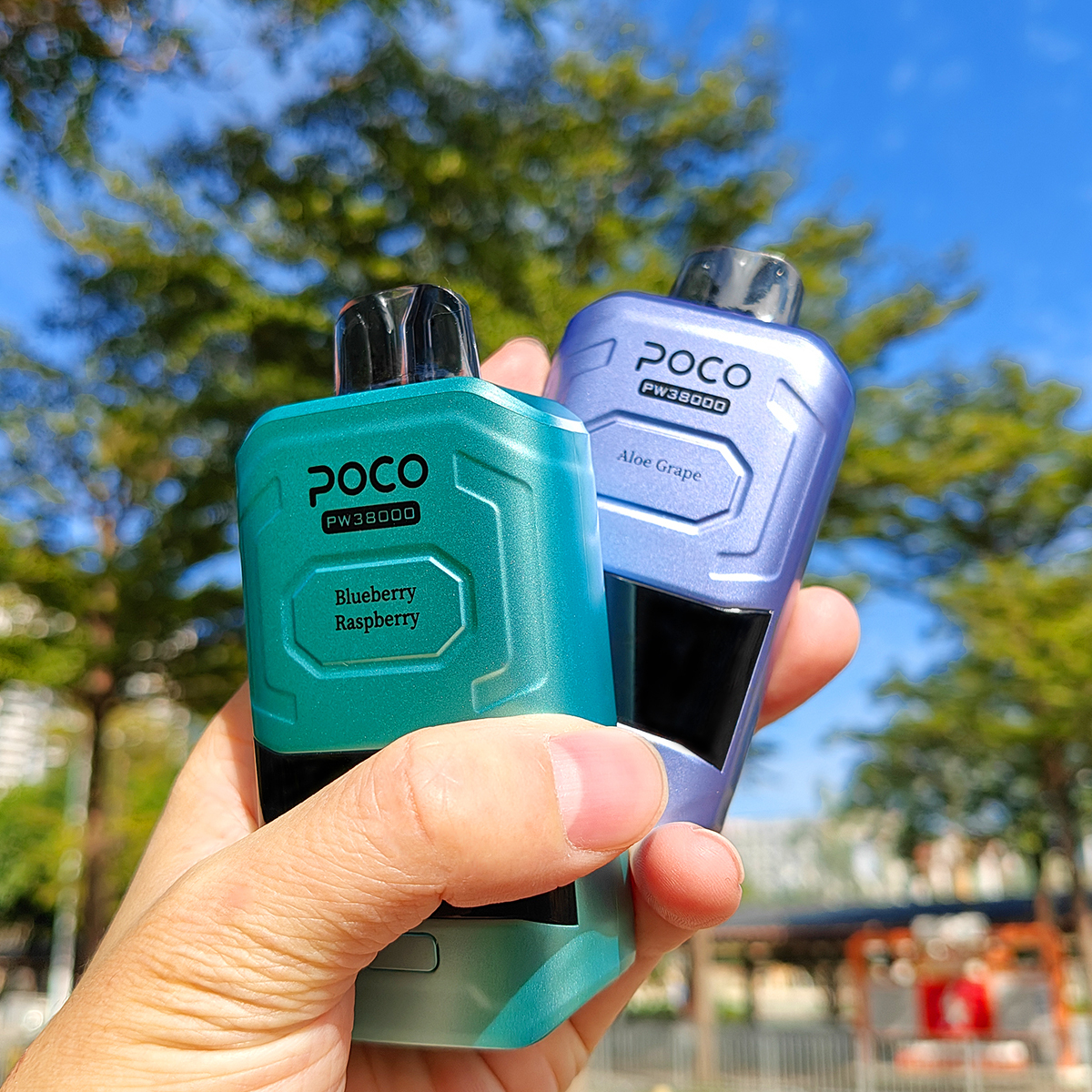 Poco Vape Vaper 38000 38K Puffs Rechargeable Disposable Variable Voltage Big Vapor Electronic Cigarette Visible Poco Sc3000 Vapor Smoke Vape
