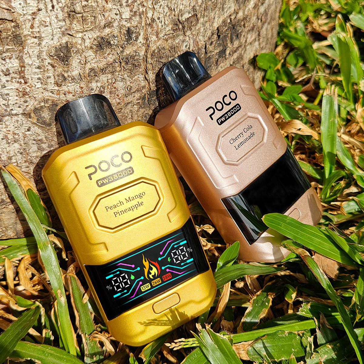 Poco Vape Vaper 38000 38K Puffs Rechargeable Disposable Variable Voltage Big Vapor Electronic Cigarette Visible Poco Sc3000 Vapor Smoke Vape