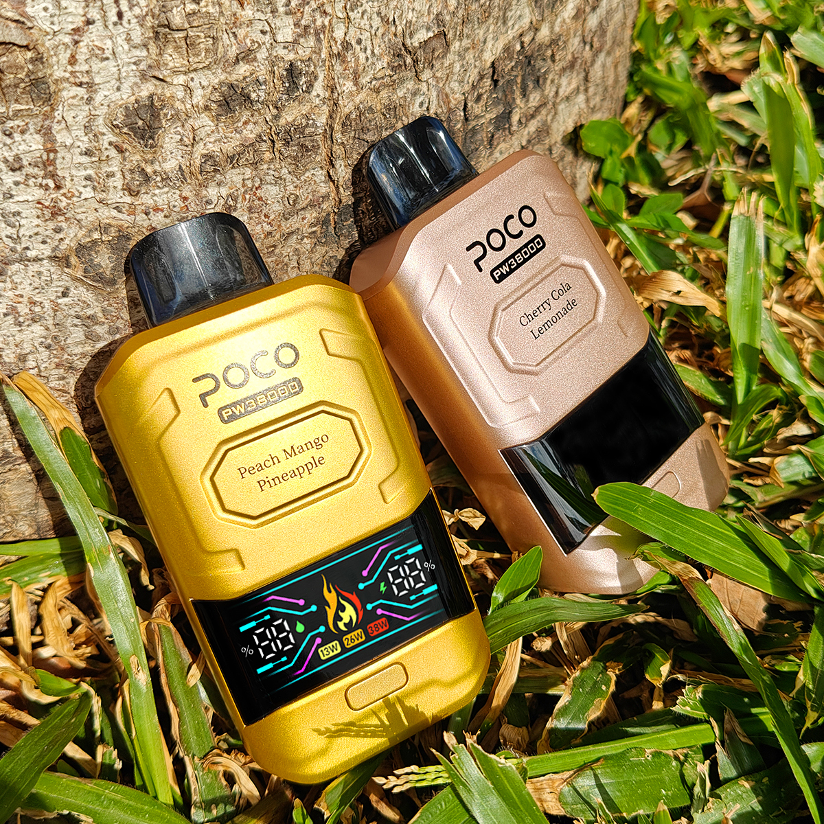 Poco Vape Vaper 38000 38K Puffs Rechargeable Disposable Variable Voltage Big Vapor Electronic Cigarette Visible Poco Sc3000 Vapor Smoke Vape