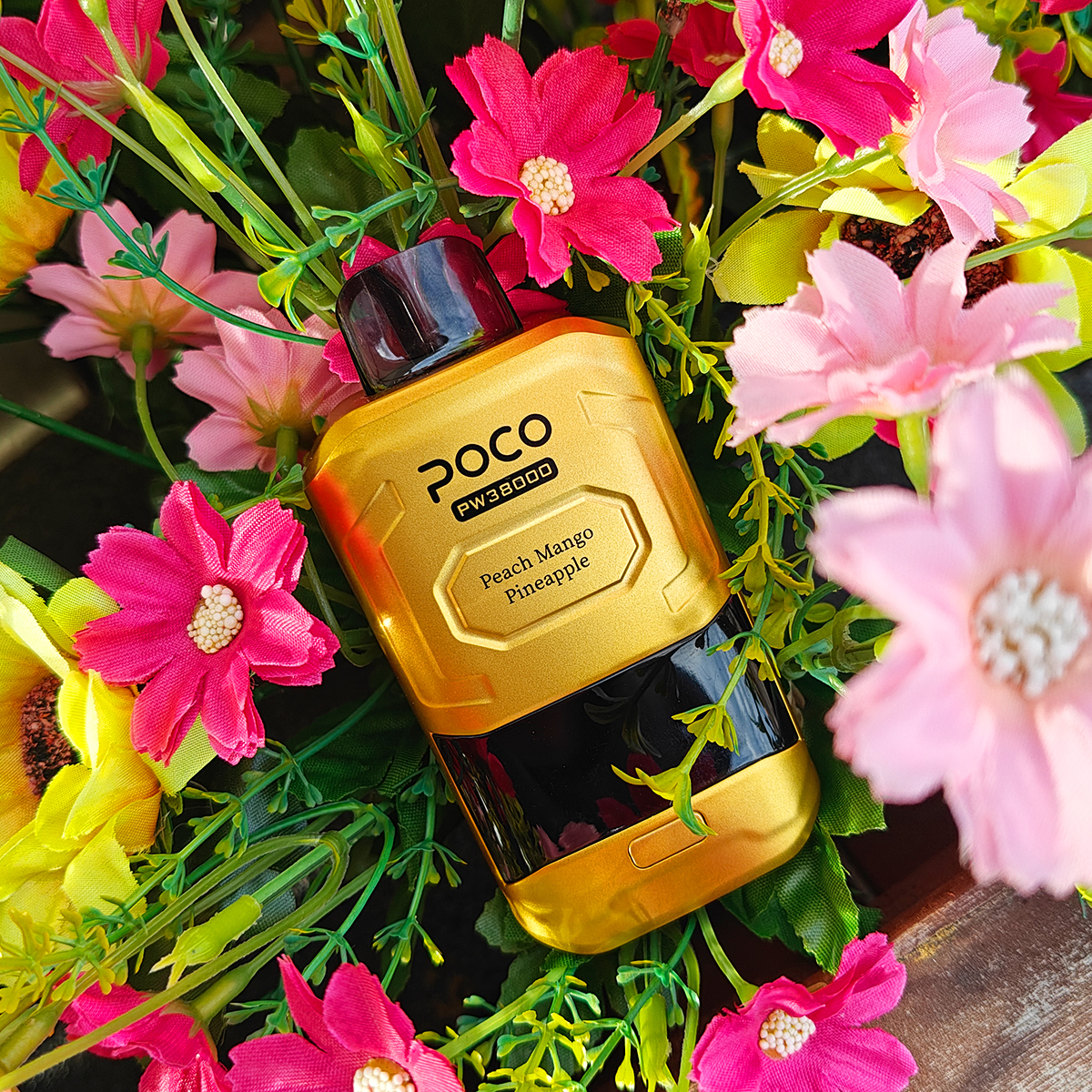 Poco Vape Vaper 38000 38K Puffs Rechargeable Disposable Variable Voltage Big Vapor Electronic Cigarette Visible Poco Sc3000 Vapor Smoke Vape