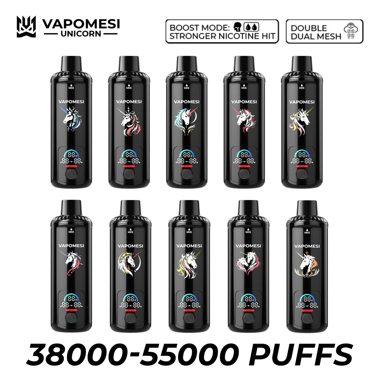 EU Warehouse Free Shipping Vapomesi 30000 40000 50000 30K 40K 50K Puff Bar Wholesale Disposable Box Crown Distribution Randm Tornado Vape