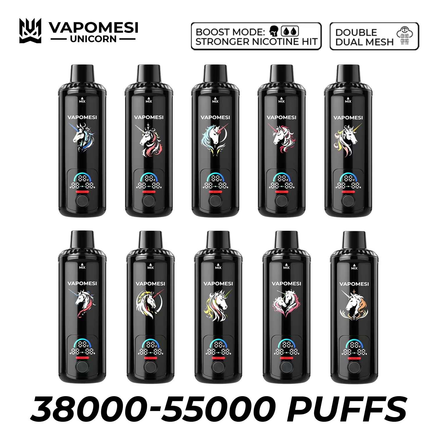 EU Warehouse Free Shipping Vapomesi 30000 40000 50000 30K 40K 50K Puff Bar Wholesale Disposable Box Crown Distribution Randm Tornado Vape