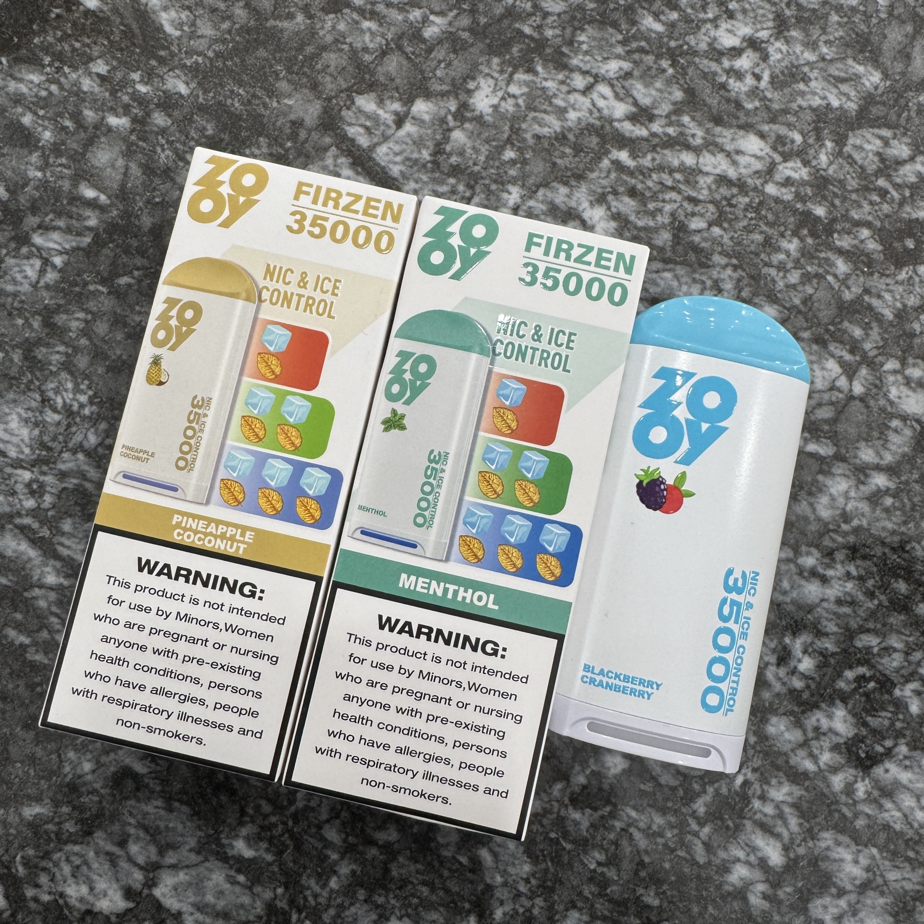 EU Warehouse Zooy Firzen 35000 Puff Ice+Nicotine Adjustable Disposable E-Cigarette Zooy 35K 40K Vape Wholesale I Vape