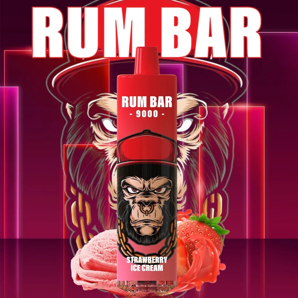  Original QST RUM BAR puff 9000 9k Disposable E Cigarettes Vape Pen 13Ml Filled Mesh Coil Vapes Rechargeable Battery Vaporizer 9000 Puff-Ecloudvaping